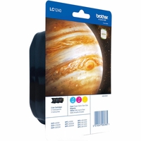 Brother Original LC-1240 Druckerpatronen 3er Multipack C/M/Y 1.800 Seiten (LC1240RBWBPDR)