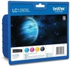 Brother Original LC-1280XL Druckerpatronen 4er Multipack BK/C/M/Y (LC1280XLVALBPDR)