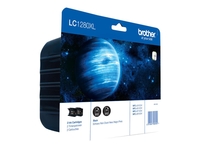 Brother Original LC-1280XL Druckerpatronen Doppelpack schwarz 4.800 Seiten (LC1280XLBKBP2DR)