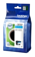 Brother Original LC-3233C Druckerpatrone cyan 1.500 Seiten (LC3233C)