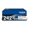 Brother Original TN-242BK Toner - schwarz Doppelpack (TN242BKTWIN)