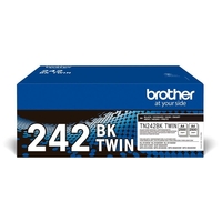 Brother Original TN-242BK Toner - schwarz Doppelpack (TN242BKTWIN)