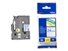 Brother TZe 253 - Laminiertes Band - blau auf weiß - Rolle (2, 4 cm x 8 m) - 1 Rolle(n) - für P-Touch PT-2420,  2430,  2460