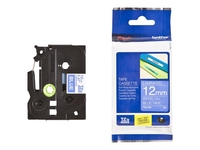 Brother TZe 535 - Laminiertes Band - weiß auf blau - Rolle (1, 2 cm x 8 m) - 1 Rolle(n) - für P-Touch GL-H105,  PT-1000,  1