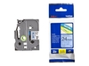 Brother TZe 551 - Laminiertes Band - Schwarz auf Blau - Rolle (2, 4 cm) - 1 Rolle(n) - für P-Touch PT-2420,  2430,  2450,  2