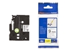 Brother TZe FX221 - Flexitape - Schwarz auf Weiß - Rolle (0, 9 cm x 8 m) - 1 Rolle(n) - für P-Touch PT-1000,  1005,  1010, 