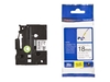 Brother TZe FX241 - Flexitape - Schwarz auf Weiß - Rolle (1, 8 cm x 8 m) - 1 Rolle(n) - für P-Touch PT-1830,  2030,  2430, 