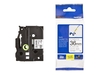Brother TZe FX261 - Flexitape - Schwarz auf Weiß - Rolle (3, 6 cm x 8 m) - 1 Rolle(n) - für P-Touch PT-3600,  PT-550,  PT-9