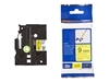 Brother TZe FX621 - Flexitape - Schwarz auf Gelb - Rolle (0, 9 cm x 8 m) - 1 Rolle(n) - für P-Touch GL-H105,  PT-1080,  129