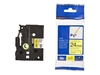 Brother TZe FX651 - Flexitape - Schwarz auf Gelb - Rolle (2, 4 cm) - 1 Rolle(n) - für P-Touch PT-2420,  2430,  2460,  2470, 