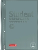 BRUNNEN Collegeblöcke Student kariert DIN A4