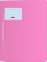 BRUNNEN Schnellhefter FACT! DIN A4 Polypropylen (PP) rosa pastell transluzent