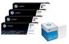 Bundle mit HP Original 203A Toner 4er Multipack + 2.500 Blatt HP Kopierpapier hochweiß