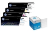 Bundle mit HP Original 216A Toner 4er Multipack + 2.500 Blatt HP Kopierpapier hochweiß