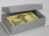 BUNTBOX Geschenkboxen Buntbox Geschenkbox L grau 2St 3, 6 l - 26, 6 x 17, 2 x 7, 8 cm grau