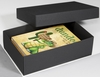 BUNTBOX Geschenkboxen Buntbox Geschenkbox L schw.2St 3, 6 l - 26, 6 x 17, 2 x 7, 8 cm schwarz