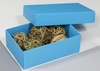 BUNTBOX Geschenkboxen Buntbox Geschenkbox M blau 3St 1, 1 l - 17, 0 x 11, 0 x 6, 0 cm blau