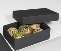 BUNTBOX Geschenkboxen Buntbox Geschenkbox M schw.3St 1, 1 l - 17, 0 x 11, 0 x 6, 0 cm schwarz