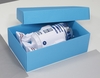 BUNTBOX Geschenkboxen Buntbox Geschenkbox XL bla.1St 8, 6 l - 34, 0 x 22, 0 x 11, 5 cm blau