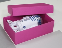 BUNTBOX Geschenkboxen Buntbox Geschenkbox XL pin.1St 8, 6 l - 34, 0 x 22, 0 x 11, 5 cm pink