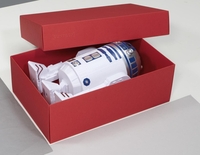BUNTBOX Geschenkboxen Buntbox Geschenkbox XL rot 1St 8, 6 l - 34, 0 x 22, 0 x 11, 5 cm rot