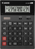 Canon AS-2400 Wirtschaftlicher Rechner 14 Stellen Solarpanel,  2 Stufen verstellbares LC-Display