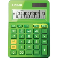 Canon LS-123K Basisrechenr 12 Stellen Solarpanel & Batterie grün