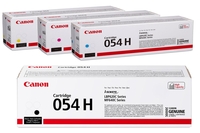 Canon Original 054H 4er Multipack Toner - schwarz 3.100 Seiten,  cyan,  magenta,  gelb je 2.300 Seiten