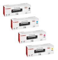 Canon Original 718 Toner - 4er-Set schwarz,  cyan,  magenta,  gelb (OP2662B002)