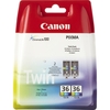 Canon Original CLI-36 Druckerpatronen 2er-Pack - C/M/Y 249 Seiten