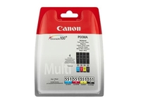 Canon Original CLI-551 Druckerpatronen 4er-Multipack - BK/C/M/Y