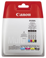 Canon Original CLI-571 Druckerpatronen - 4er Multipack (0386C005)