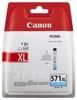 Canon Original CLI-571XL C Druckerpatrone - cyan 715 Seiten - mit Diebstahlsicherung