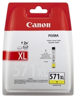 Canon Original CLI-571XL Y Druckerpatrone - gelb 715 Seiten - mit Diebstahlsicherung