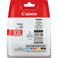 Canon Original CLI-581XXL Druckerpatronen - 4er Multipack CMYK