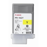 Canon Original PFI-102Y Druckerpatrone - gelb 740 Seiten