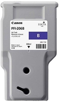 Canon Original PFI-206B Druckerpatrone - blau 300 ml