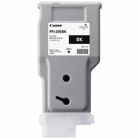 Canon Original PFI-206BK Druckerpatrone - schwarz 300ml