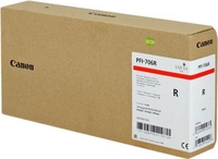Canon Original PFI-706R Druckerpatrone - rot 700ml