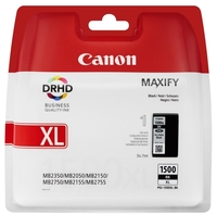 Canon Original PGI-1500XL BK Druckerpatrone - schwarz 1.200 Seiten - mit Diebstahlsicherung