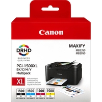 Canon Original PGI-1500XL Druckerpatronen 4er-Multipack - BK/C/M/Y