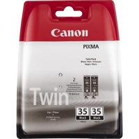 Canon Original PGI-35BK Druckerpatronen 2er-Pack - pigmentschwarz 191 Seiten