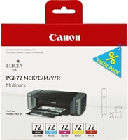 Canon Original PGI-72 Druckerpatronen 5er-Multipack - MBK/C/M/Y/R