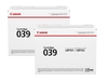 Canon Original Toner 039 Doppelpack schwarz (OP0287C001)