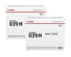 Canon Original Toner 039H Doppelpack schwarz (OP0288C001)