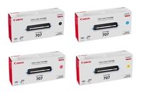 Canon Original Toner 707 4er-Set schwarz,  cyan,  magenta,  gelb (OP9424A004)