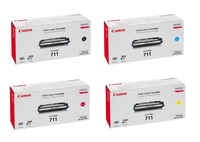 Canon Original Toner 711 4er-Set schwarz,  cyan,  magenta,  gelb (OP1660B002)