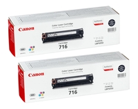 Canon Original Toner 716BK Doppelpack schwarz (OP1980B002DP)