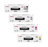 Canon Original Toner 731H-Serie 4er-Set schwarz,  cyan,  magenta,  gelb hohe Kapazität (OP6273B002)