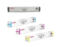 Canon Original Toner C-EXV34 4er-Set schwarz,  cyan,  magenta,  gelb